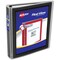 Avery Flexi-View 3 Ring Binder, 1.5" Round Rings, 1 Black Binder (17637)